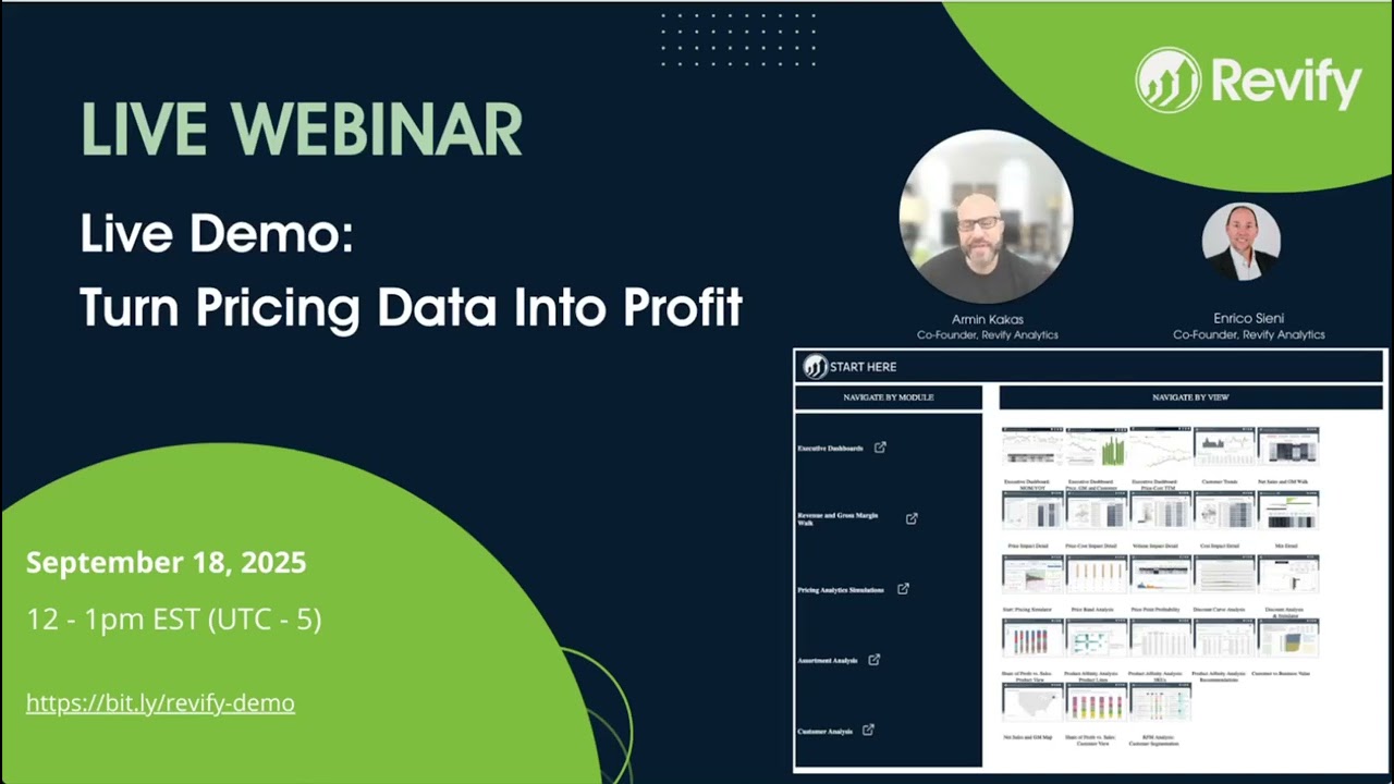 Live Demo: Turn Pricing Data Into Profit