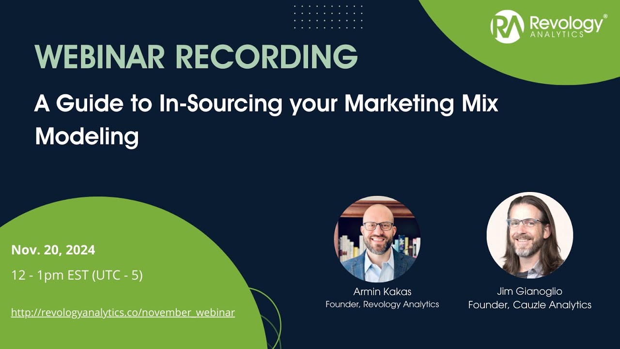 A Guide to In-Sourcing Your Marketing Mix Modeling