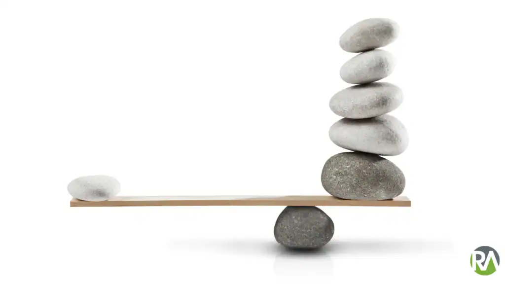 Balance and stability with stones and wood for wellness and mindfulness.