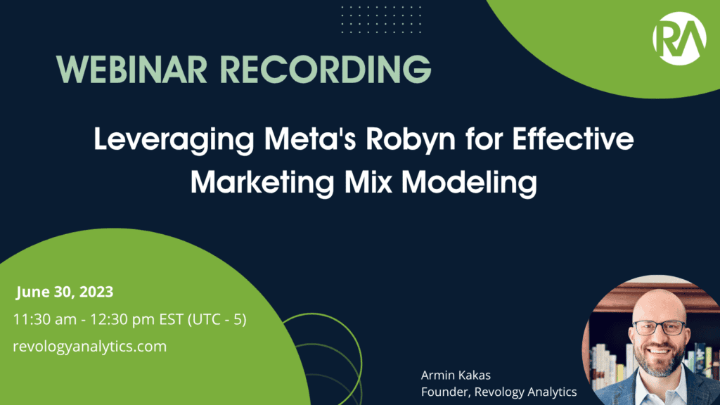 Leveraging Meta’s Robyn for Effective Marketing Mix Modeling