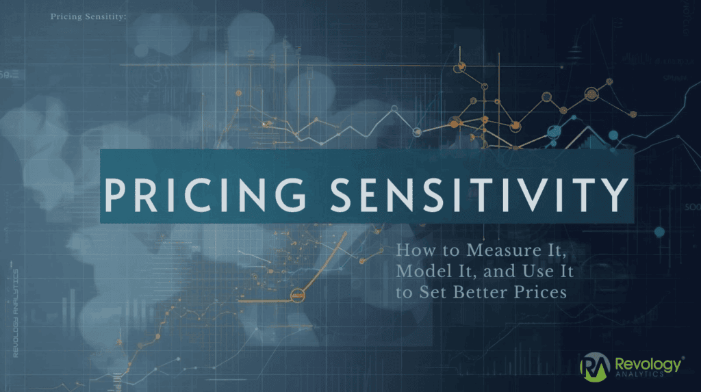 Graph showing pricing sensitivity trends and data analysis for better pricing strategies.