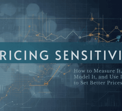 Graph showing pricing sensitivity trends and data analysis for better pricing strategies.